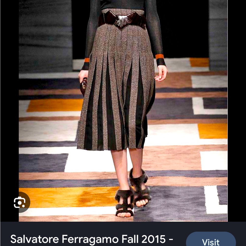 Salvatore Ferragamo runway skirt from fall 2015. Size 38.